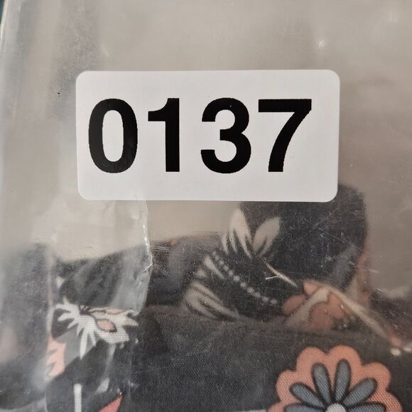 LOFT Petite Midi Dress Womens 10P Gray Floral A Line Button Up Cap Sleeve Casual - Picture 13 of 14